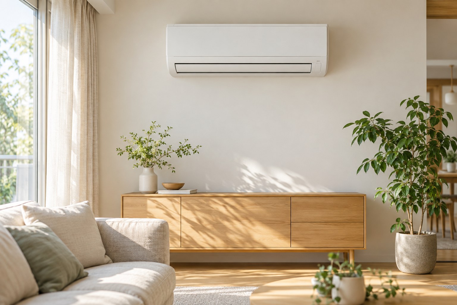 空調を整えた部屋のイメージ
